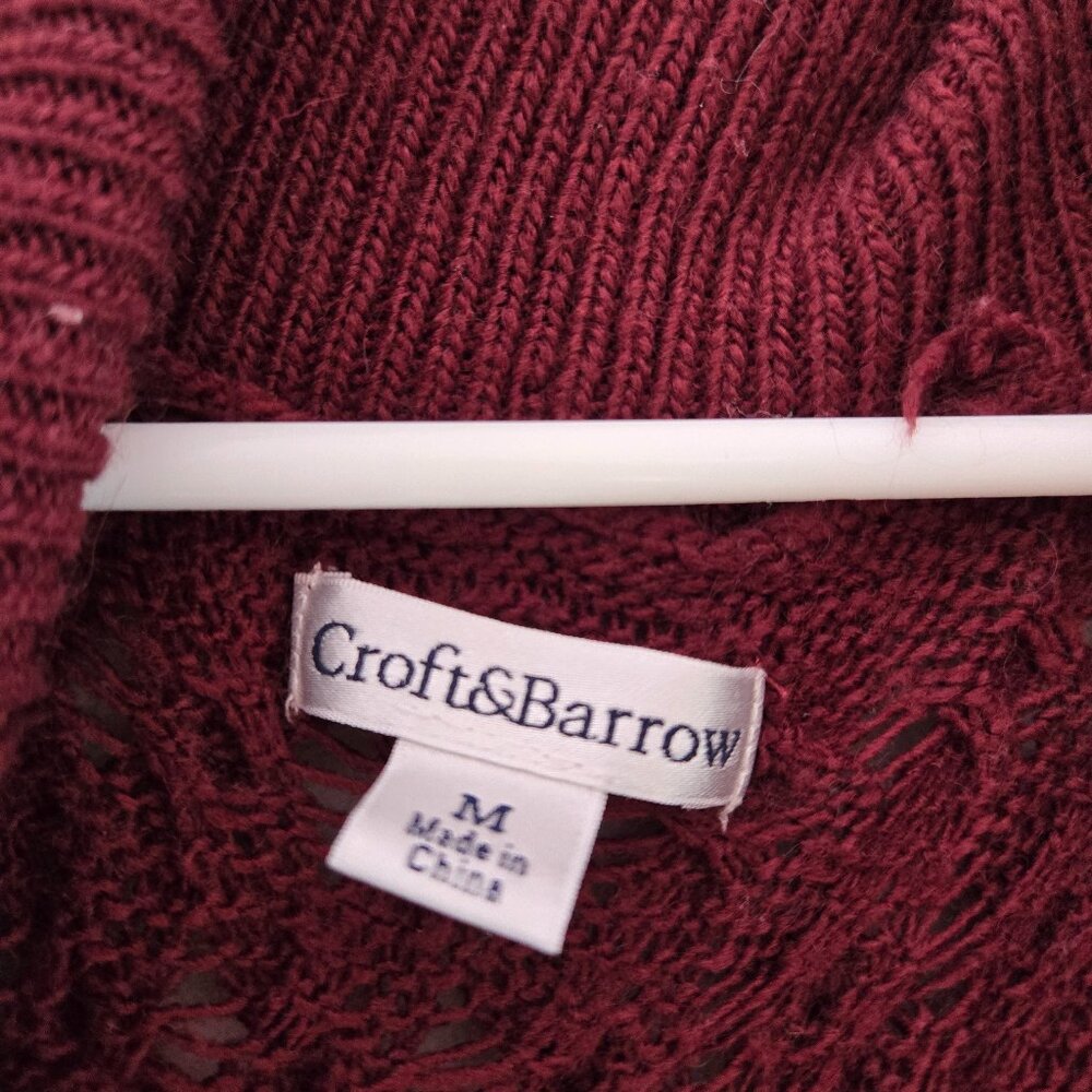 Burgundy sweater